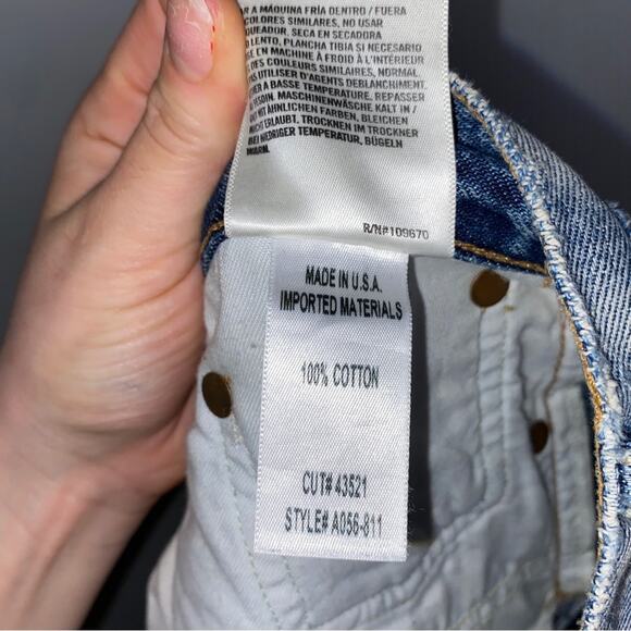 Agolde Riley Hi Rise Straight Crop Jeans - Picture 5 of 11